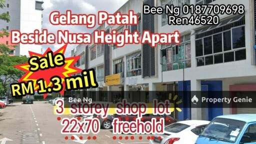 Taman Nusa Puncak / 3 storey shop lot