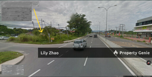 Papar Commercial Land for Rent, Road Side, Corner Lot 8,000 sqft, Papar Square, Papar, Sabah.