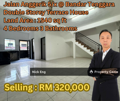 Bandar Tenggara Taman Anggerik Double Storey Terrace House Ulu Sungai / Kulai / Kota Tinggi