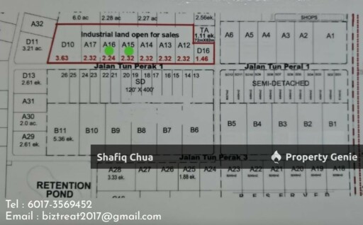 Industrial Land for Sale in Jalan Tun Perak, Klang Selangor