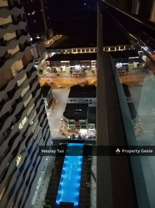 The Wave Fully Furnished 2rooms 1bath High Floor Pool View Melaka Kota
