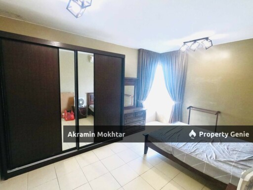 Corner Unit, Renovated, Partially Furnished & 1 Parking | Platinum Lake PV12 Condominium, Danau Kota Setapak, KL .