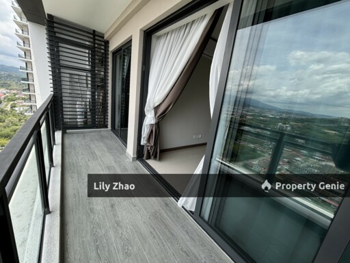 Jesselton Twin Towers B 13th Floor, High End Condo for Rent, 2Bed 2Bath, 832 sf, Near QE2, Jalan Lintas, Kota Kinabalu City