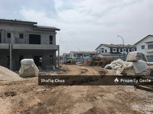 Rumah Baru Design Moden 2 Tingkat Teres Di Jalan Bangau, Telok Panglima Garang