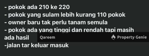 3.15 Ekar Ladang Sawit Parit 8 Sungai Panjang Sungai Besar