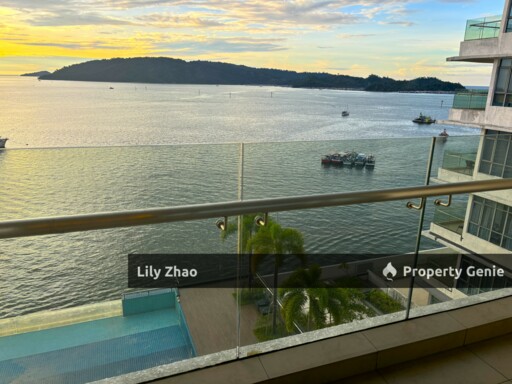 Full Sea View Waterfront Designer Suites High End Condo for Rent @Pelagos, Kota Kinabalu City Centre, Sabah