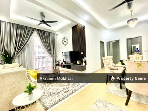 FREEHOLD, FULLY FURNISHED, RENOVATED, LOW LEVEL & 2 PARKING | RSKU Residensi Idaman Abadi Fasa 2@Persiaran Tropicana Height Kajang 2
