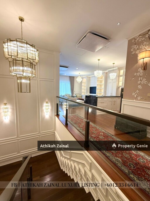 Serene Mont Kiara | Great Size Duplex Townhouse With Luxurious Renovation