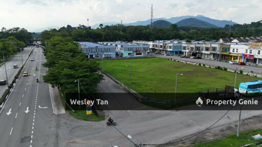 Corner Land 50,000sqft AMJ Road Side Ready Parking Road Access in Simpang Ampat Alor Gajah