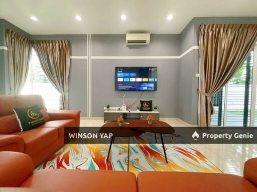 2 Storey Semi D House Perjiranan 12 Bandar Dato Onn Fully Furnished