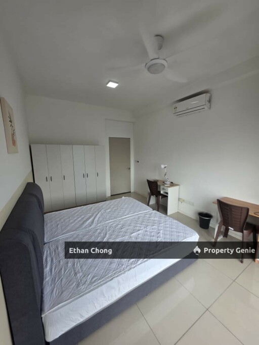 Fully Furnished Partition Room (Male Unit) for Rent at Nadayu 801, Shah Alam