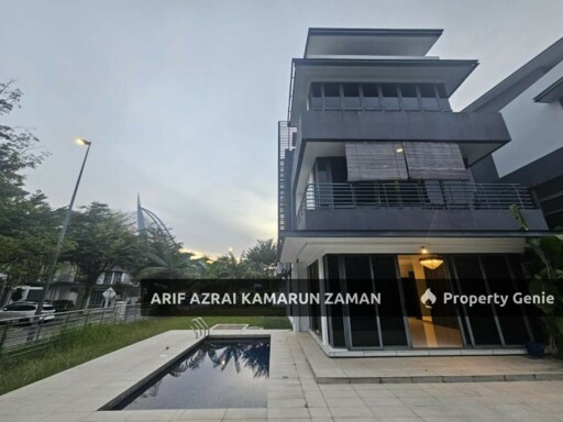 [Corner with Private Pool] 3-Storey Sera Twin Villa, Presint 8 Putrajaya | Lakeview | 6+1R 6B | RM8,000/month
