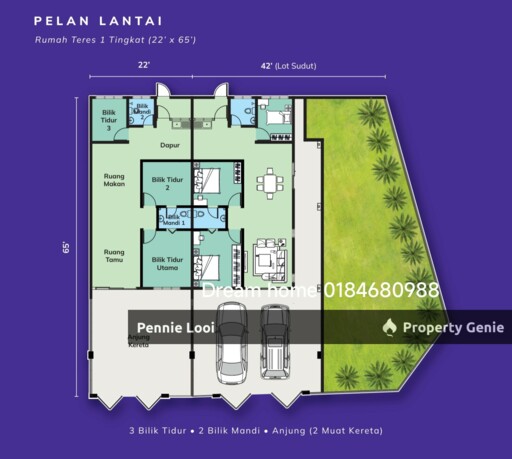Single storey at Kampar