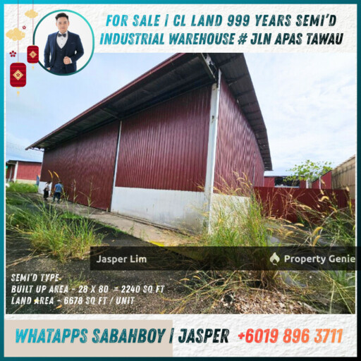 (999 Years) Industrial Warehouse Tawau