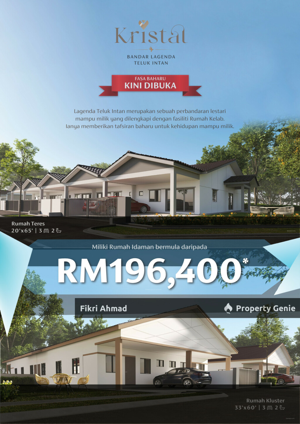 KRISTAL β BANDAR LAGENDA TELUK INTAN