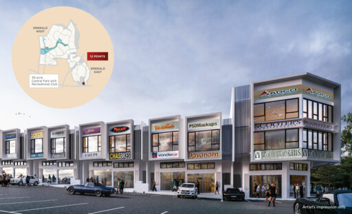 Kota Emerald East Rawang, Shop