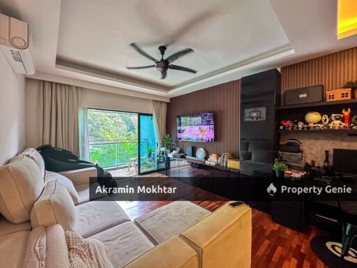 Corner Unit, Fully Furnished, Renovated & 2 Parking | Residensi Condominium Setiawangsa, KL.