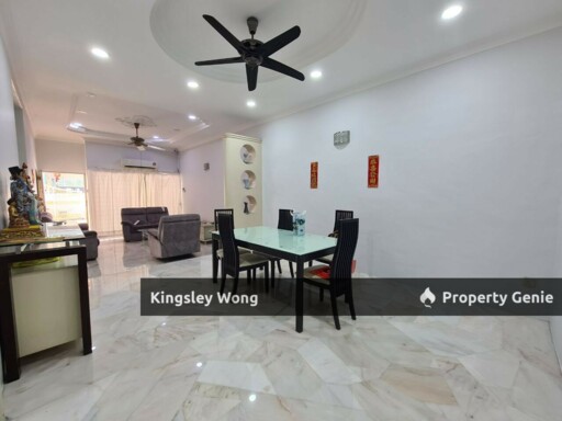 Bercham Ipoh Single Storey Corner Semi D with Huge land Renovated Next Bercham Lotus