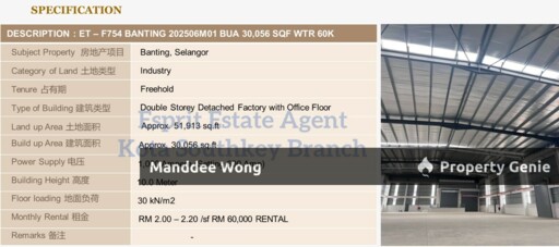 WTR/Banting/30,056 SQFT/60,000