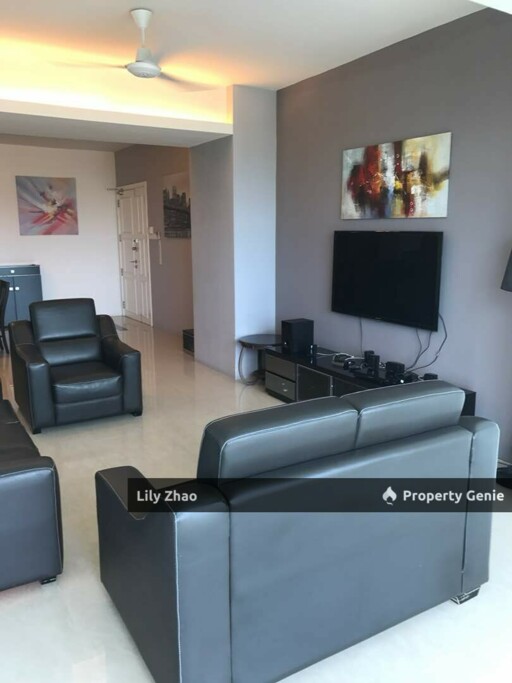 Jesselton Condo for Rent, 1,600 Sq ft, 9th Floor Fully Furnished 3Bed 3Bath, Near QE2, Luyang, Kota Kinabalu