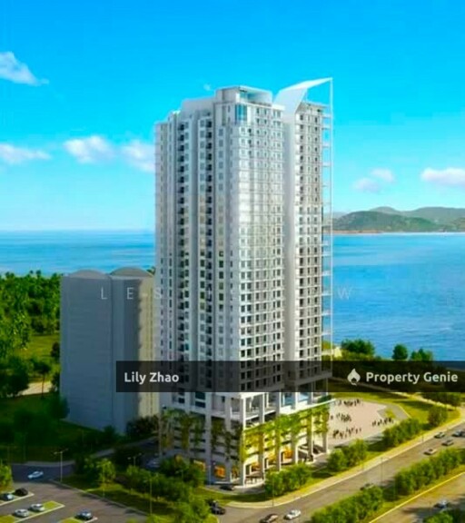 Bay Suites Waterfront Sea View Condo, 2Bed 2Bath, Kota Kinabalu City Centre, Sabah