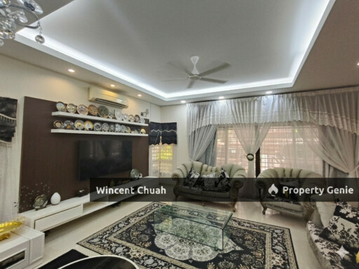 Freehold 4600sqft Semi-D End Lot Tropika Kemensah Taman Melawati For Sale