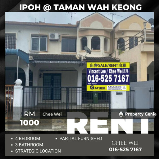 📍IPOH Simee Taman Wah Keong Double Storey House