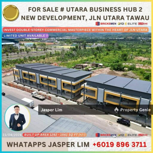 Utara Business Hub 2 Double Storey New Commercial