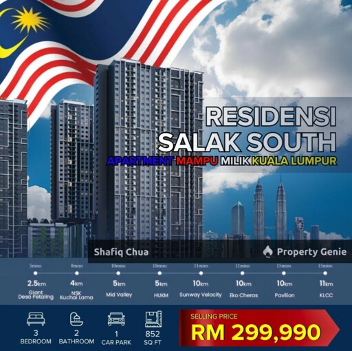 (Bumiputera Lot) RM300K Residensi Wilayah RumaWip Salak South, Kuala Lumpur