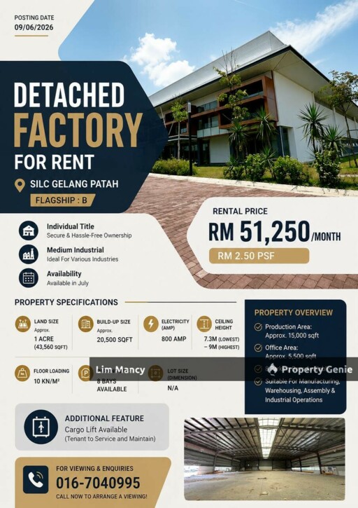 SILC Gelang Patah Detached Factory