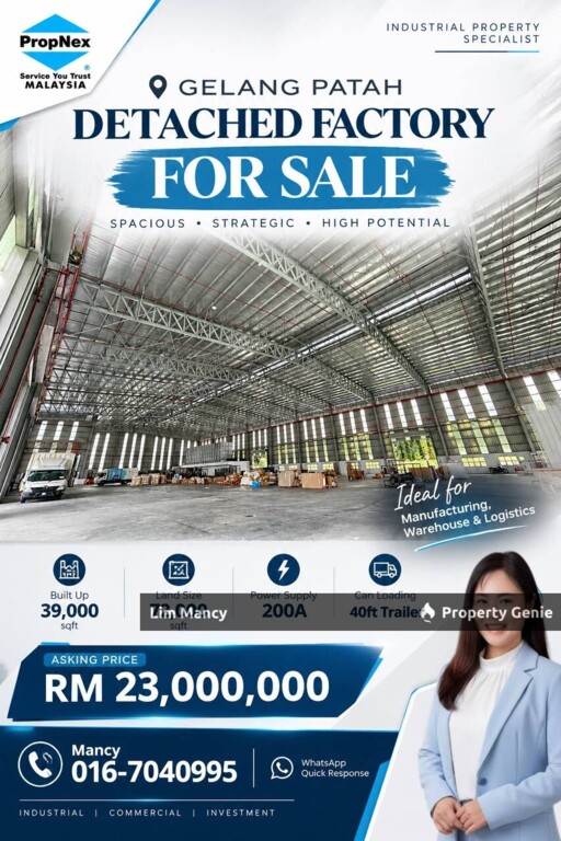 Empire Park Gelang Patah Detached Medium Industrial Factory