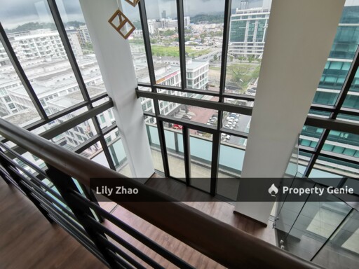 Penthouse Duplex Sea View for Sale Corner Lot, 1,586 sf, Renovated @ Riverson, Kota Kinabalu City Centre