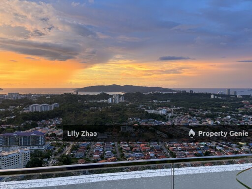 Jesselton Twin Towers A, 12th Floor, High End Condo for Rent, 3Bed 2Bath, 1,357 sf, Near QE2, Jalan Lintas, Kota Kinabalu City