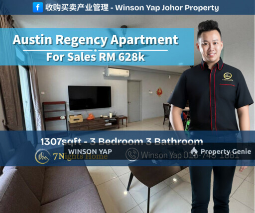 Austin Regency Mount Austin Corner Lot Dual Key Unit Fully Furnish