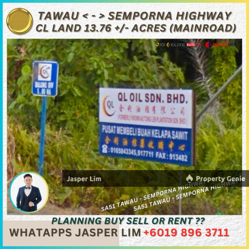 13.10 Acre Tawau Semporna Agriculture Land
