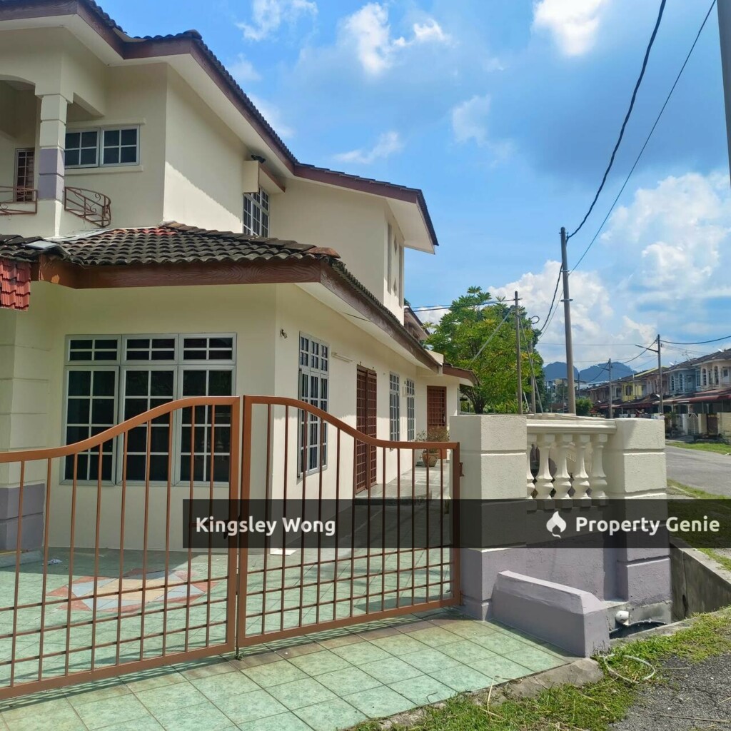Bercham Tasek Timur Freehold Double Storey Corner House Simple Renovated Facing Empty Land