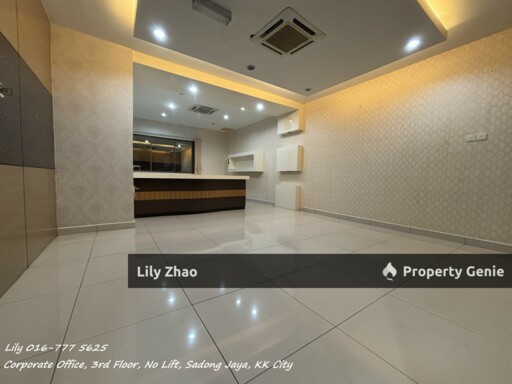 Premium Corporate Office, Move-in Ready, Renovated, Partially Furnished, 3rd Floor, Prestigious Business Address📍Sadong Jaya, Kota Kinabalu City Centre, Sabah