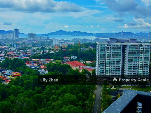 Jesselton Twin Tower A High end Condo for Rent, Level 25th, 3Bed 2Bath, Fully Furnished, 1 Car Park, Kota Kinabalu, Sabah