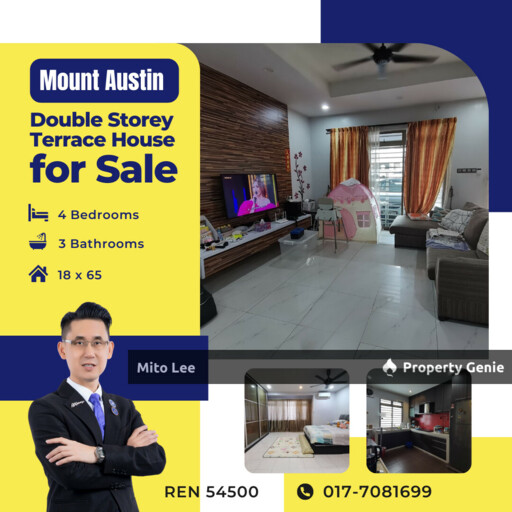 Mount Austin 2-Storey Terrace House For Sale!!!