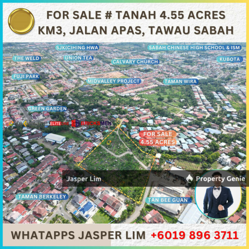 Development Land 4.55 Acres Tawau