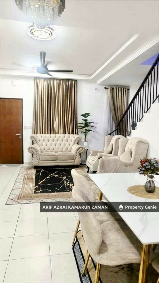[Fully Furnished] Double Storey Terrace House @ Taman Semarak Warisan, Sepang | 4R3B | RM2,000/month