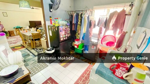 FREEHOLD, RENOVATED & FULLY FURNISHED | Pangsapuri Bukit Baru Keramat Kuala Lumpur