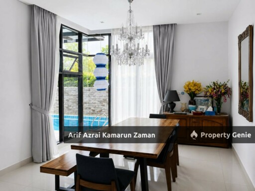 [Fully Furnished] Fera Twin Villa Putrajaya | 3-Storey Semi-D | 5+1 Bedrooms | Private Pool | RM10,000/month