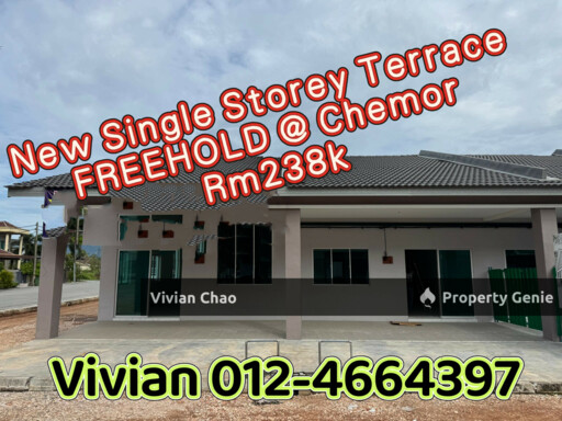 💥FREEHOLD New Single Storey @Chemor for SALE