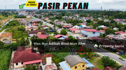 UNTUK DISEWA TANAH LUAS TEPI JALAN UTAMA KG KUTAN HILIR WAKAF BHARU KELANTAN