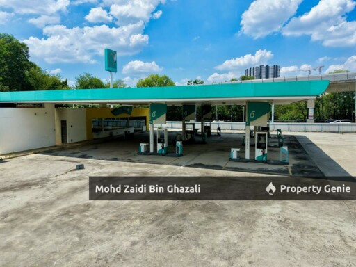 Below market prime petrol station