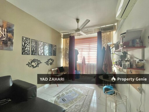 Taman Bukit Pelangi Apartment, Subang Jaya | RM310K - Extended Kitchen, Easy Access to Highway & Partial Furnished