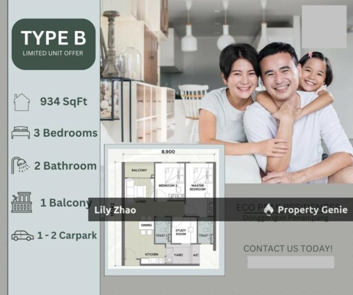 Eco Peak Residences @ Penampang - Affordable 3BR Condos near Kota Kinabalu