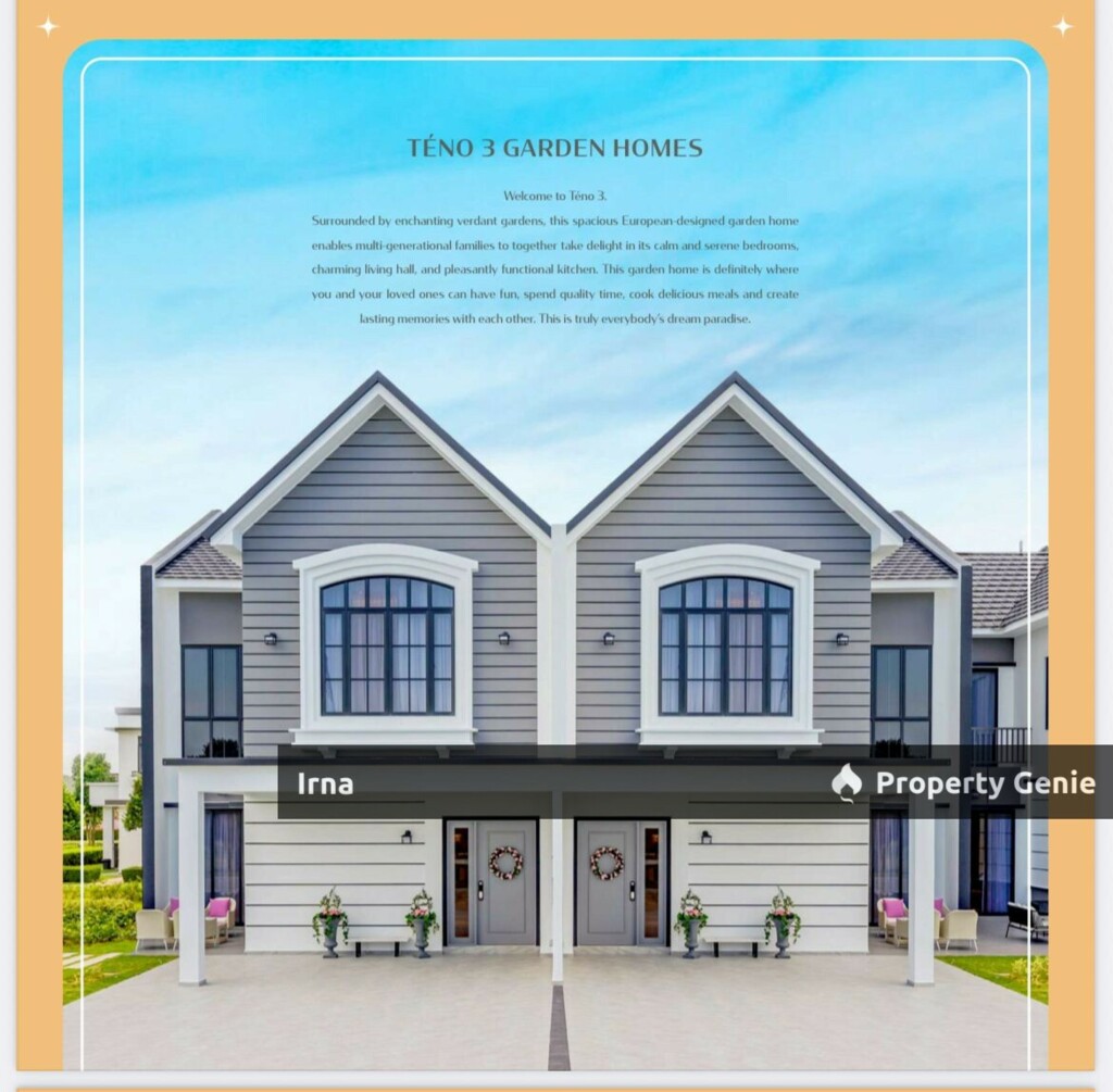 Double Storey Terrace (Teno Series – Intermediate Lot) Ekoflora 3, Johor Bahru