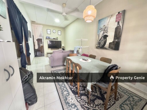 NEAR MRT STATUON & EXTENDED | 1-STOREY TERRACE TAMAN DATO DEMANG, SERI KEMBANGAN